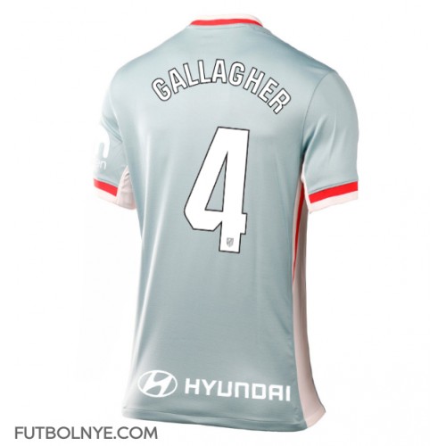 Camiseta Atletico Madrid Conor Gallagher #4 Visitante Equipación para mujer 2024-25 manga corta